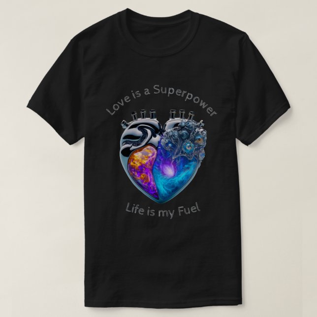 Liebe Super 11 T - Shirt (Design vorne)