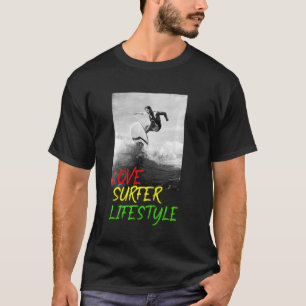 Liebe Surfer Lifestyle Kiteboard Kitesurfer Kite S T-Shirt