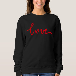 Liebe Süßes Herz Für Mädchen Junge Kinder Spaß Val Sweatshirt