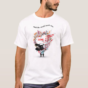 LIEBE-SÜSSES LIEBE Boston-Terrier-T-Shirt T-Shirt