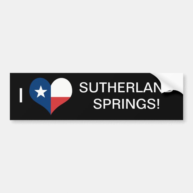 LIEBE-SUTHERLAND-FRÜHLINGE AUTOAUFKLEBER (Vorne)