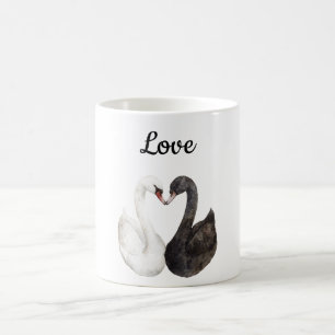 Liebe Swans Kaffeetasse
