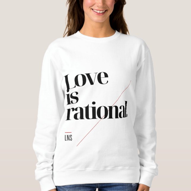 Liebe Sweatshirt (Vorderseite)