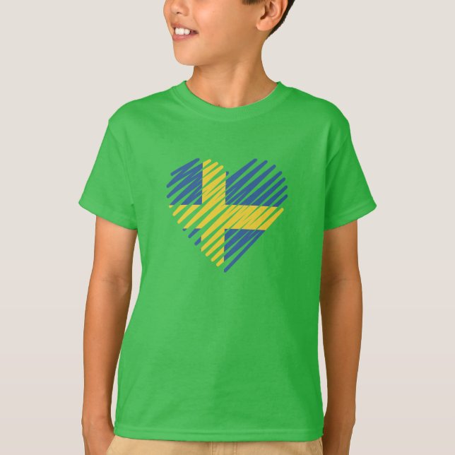 Liebe Sweden-01-white T-Shirt (Vorderseite)