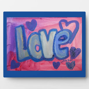 Liebe Sweet Candy Painting Gedicht Plaque Fotoplatte