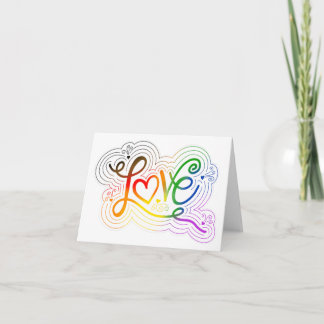 Liebe Swirl Doodle LGBTQ+ POC Flag Buchstaben