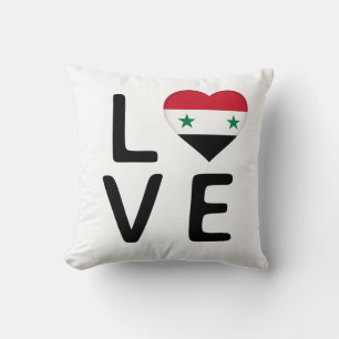 Liebe - Syrienflagge Kissen