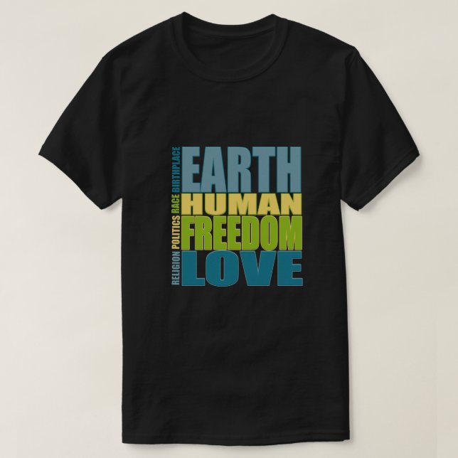 LIEBE T-Shirt (Design vorne)