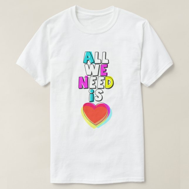 Liebe T-Shirt (Design vorne)
