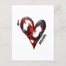Liebe - T - Shirt für kundenspezifisches Design Postkarte