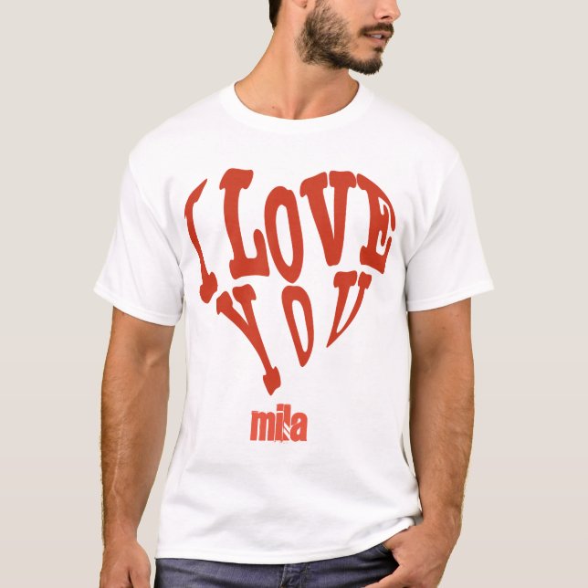 Liebe T - Shirt I Liebe Sie (Vorderseite)