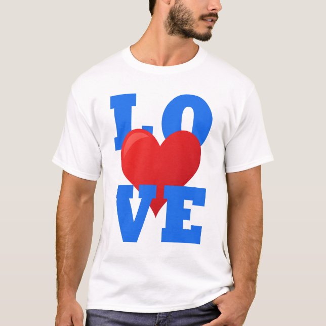 "Liebe"-T-Shirt T-Shirt (Vorderseite)