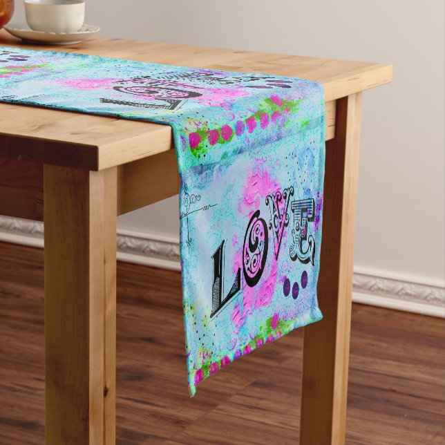 Liebe Table Runner Kurzer Tischläufer (Beispiel)