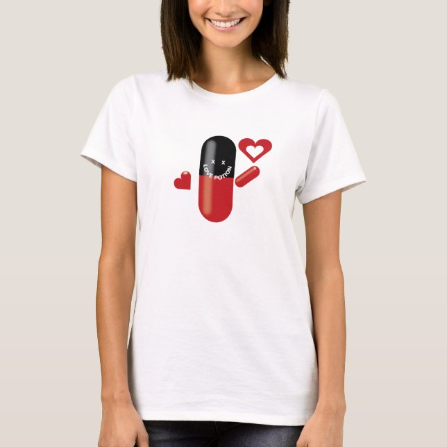 Liebe-Tablette T-Shirt (Vorderseite)