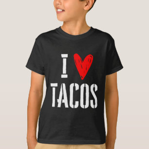 Liebe Tacos Dienstag Cinco De Mayo Erwachsene Kind T-Shirt