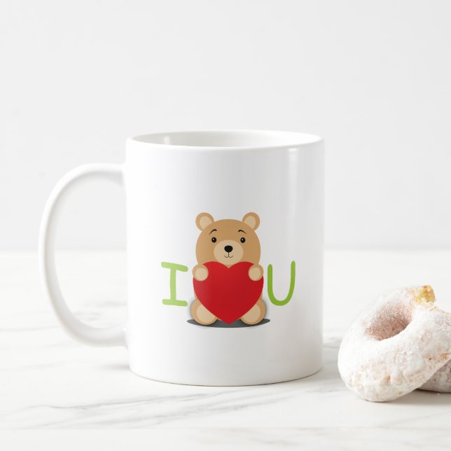 Liebe Taddy Kaffeetasse (Mit Donut)