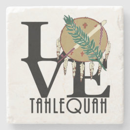 LIEBE Tahlequah Oklahoma Steinuntersetzer