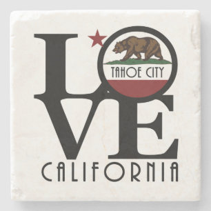 LIEBE Tahoe City, Kalifornien Steinuntersetzer