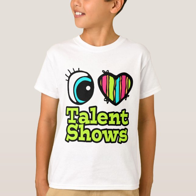 Liebe-Talentshow "Helles Auge" T-Shirt (Vorderseite)
