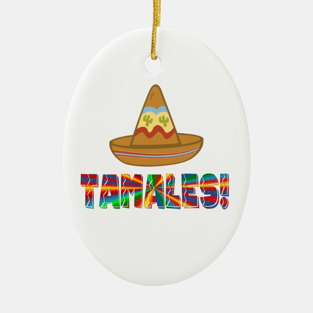 Liebe Tamale Keramik Ornament (Vorne)