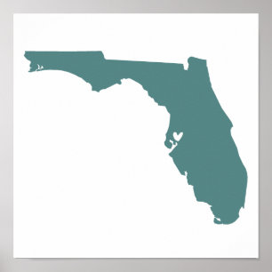 Liebe Tampas, Florida Poster