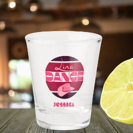 Liebe Tanz Rosa Party Drinks Schnapsglas