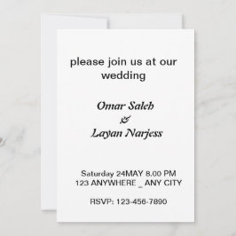 Liebe tanzt unter dem Schatten der Bäume Einladung