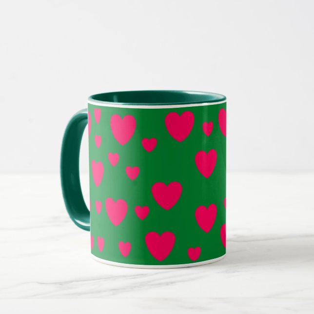 LIEBE TASSE ALS GESCHENKE NEUJAHR VALANTININE EHEF (Vorderseite Links)