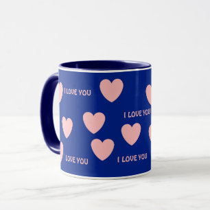 LIEBE TASSE ALS GESCHENKE NEUJAHRESVALANTININE JED