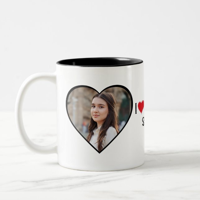 Liebe Tasse Custom I Liebe My Girlfriend Tasse (Links)