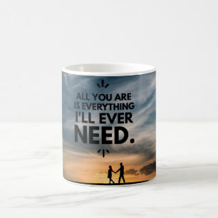 Liebe Tasse für den Valentinstag - Trinken Sie die