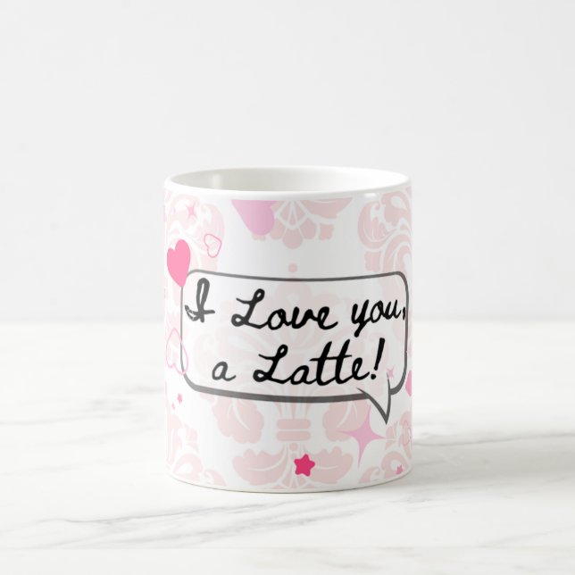 Liebe Tasse mit Herzen (Mittel)