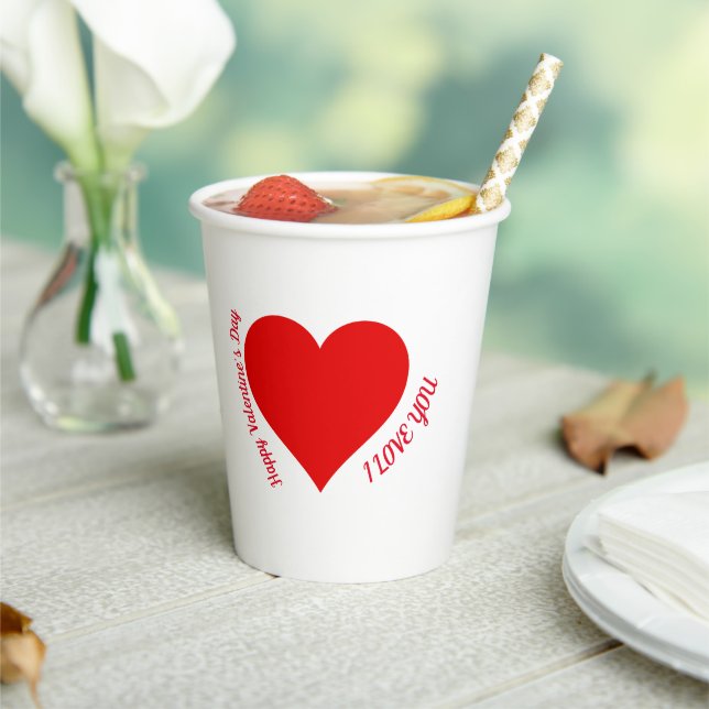 Liebe Tasse Pappbecher (In Situ)