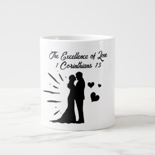Liebe -Tasse riesige Kaffeetasse Jumbo-Tasse