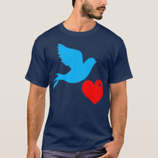 Liebe Taube Schönes Design Lounge Vögel tragen H T-Shirt