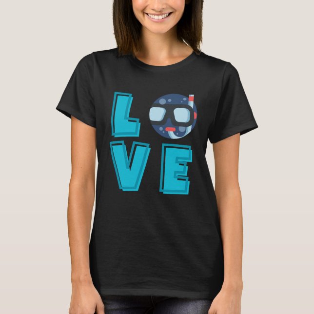 Liebe Tauchen T-Shirt (Vorderseite)