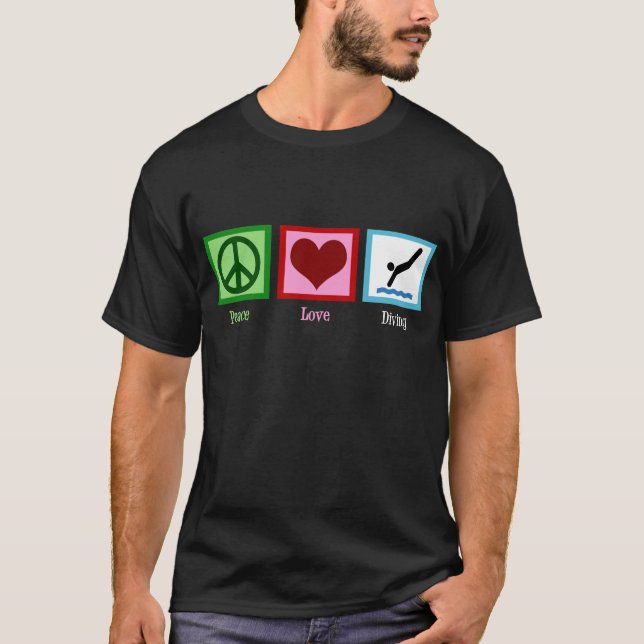 Liebe Tauchen T-Shirt (Vorderseite)