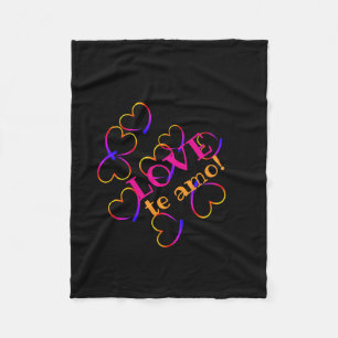 Liebe te amo! fleecedecke