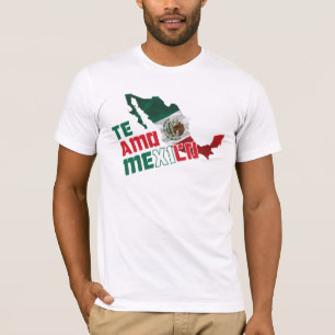 Liebe Te Amos Mexiko/I Sie Mexiko T-Shirt