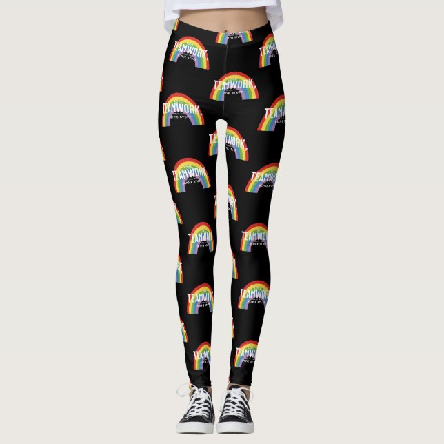 Liebe, Teamwork und all das Hippie-Zeug Leggings (Vorderseite)