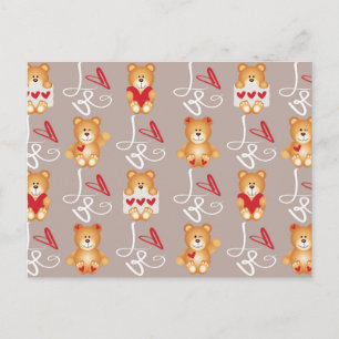 Liebe Teddy Bear Postkarte