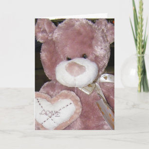 LIEBE TEDY BABY ADOPTION GLÜCKWUNSCH KARTE