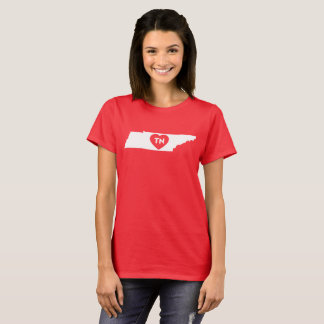 Liebe-Tennessee-Staat der Frauen grundlegender des T-Shirt