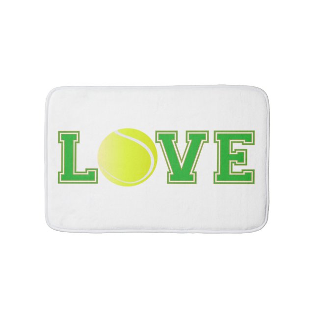 Liebe Tennis Badematte (Vorderseite)