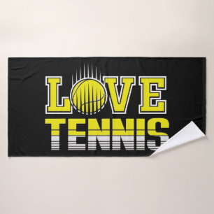 Liebe Tennis Badetuch Badehandtuch