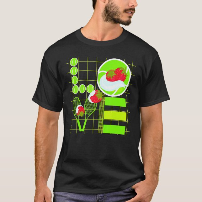 Liebe Tennis Ball rief ich an, um er zu sein T-Shirt (Vorderseite)