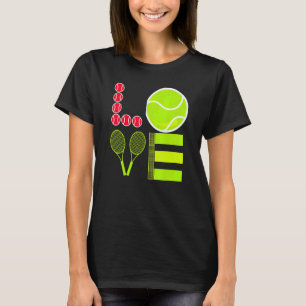 Liebe Tennis Ball rief ich an, um er zu sein T-Shirt