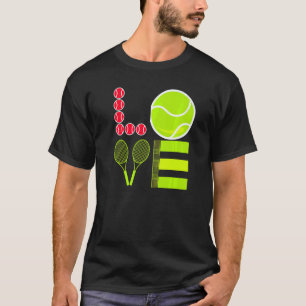 Liebe Tennis Ball rief ich an, um er zu sein T-Shirt