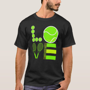 Liebe Tennis Ball rief ich an, um er zu sein T-Shirt
