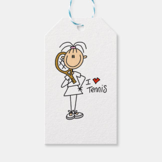 Liebe Tennis - Female I - Giftmarken Geschenkanhänger